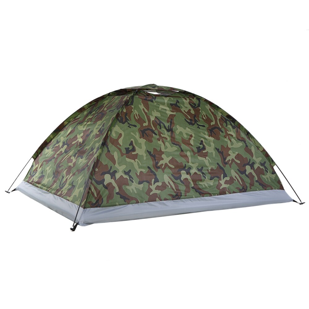 Cheap Goat Tents Camping Tent for 2 Person Single Layer Outdoor Portable Camouflage Handbag for Hiking Traveling Camping Equipment   